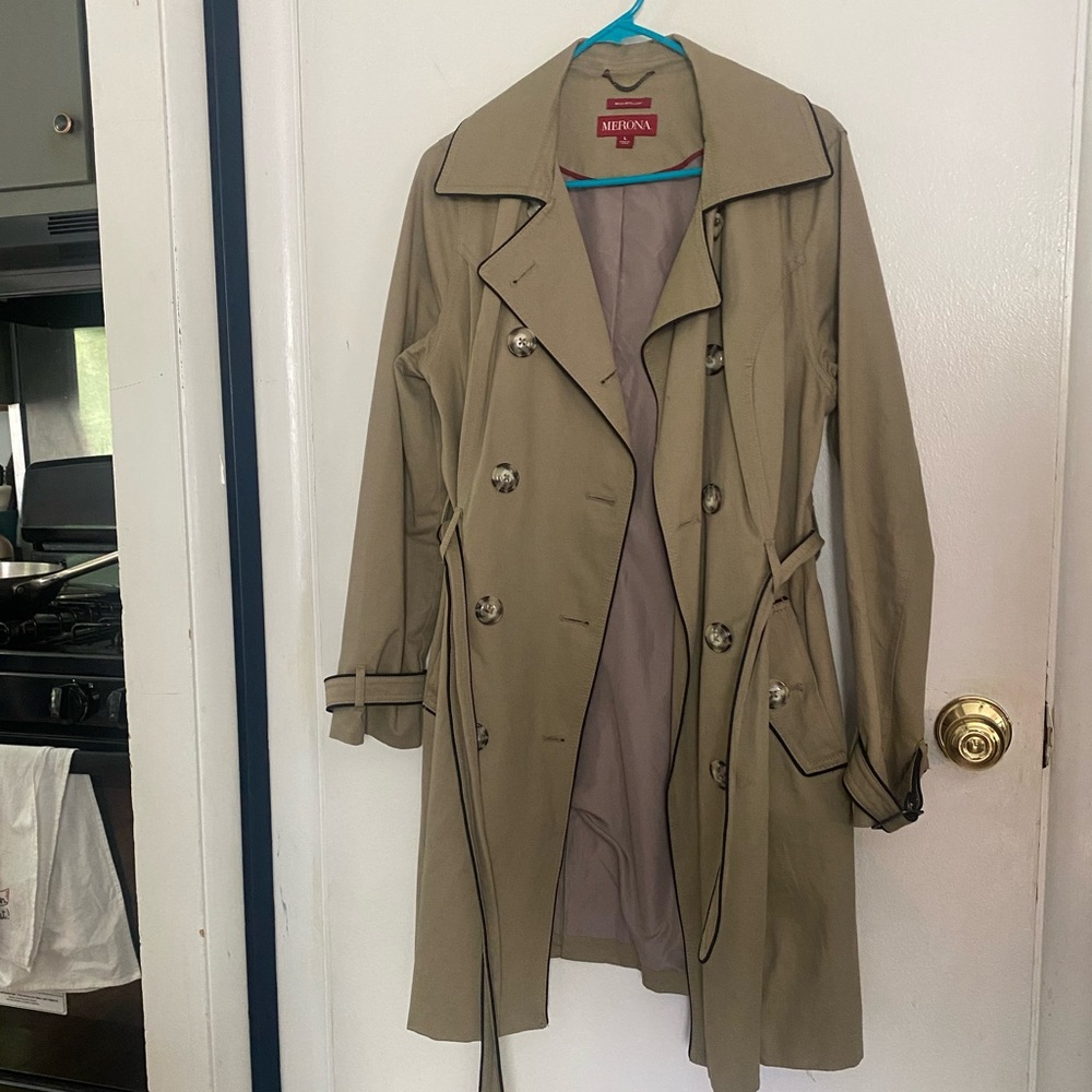 Merona Beige Trench Coat